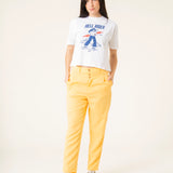 PANTALÓN JOGGER DE TENCEL™ Lyocell fibers ELIS YELLOW